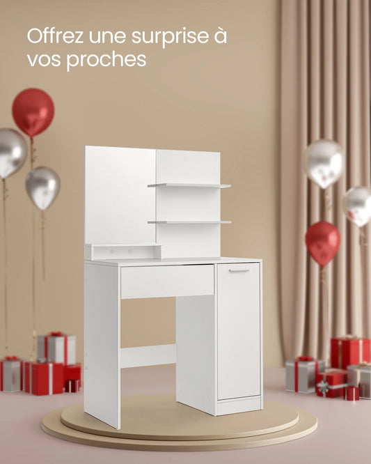 Coiffeuse de maquillage SANS TABOURET
