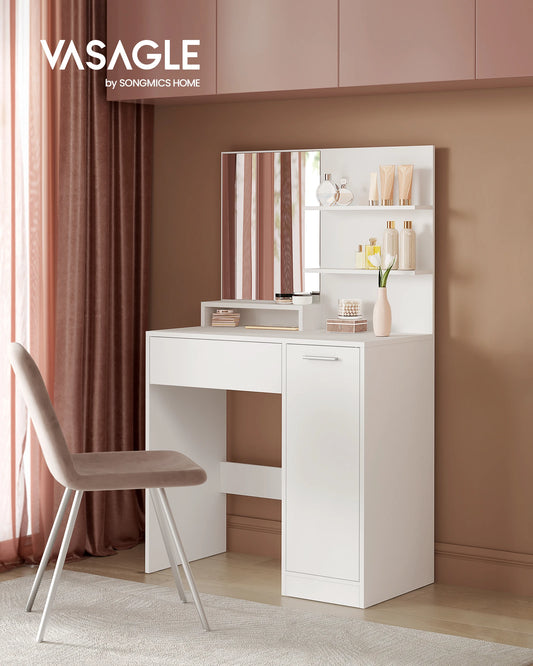 Coiffeuse de maquillage SANS TABOURET